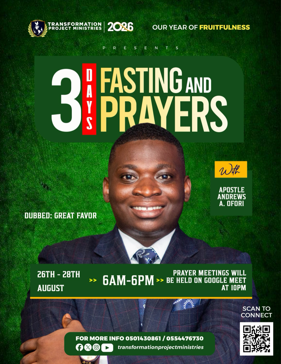 Fasting and Prayers flyer